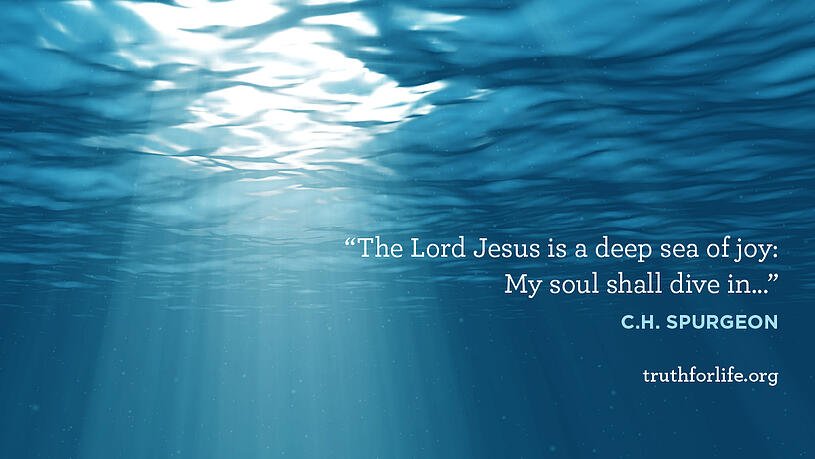 The Lord Jesus is a deep sea of joy: My soul shall dive in... - C.H. Spurgeon