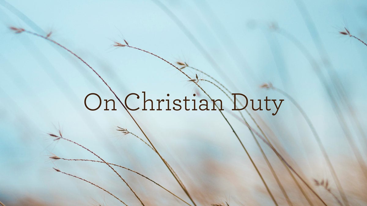 Christian Duty